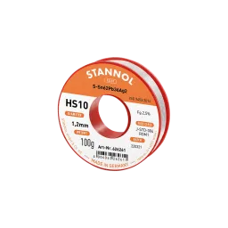 Solder wire HS10, Sn62Pb36Ag2, RO M1, 1.2mm, 100g