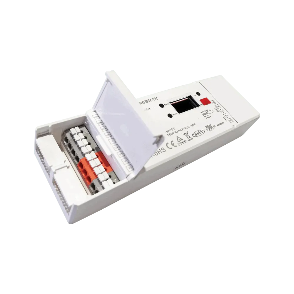 4-channel DALI DT6 LED dimmer with master function, RGBW, constant voltage 12-36VDC, max. 720W