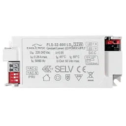 32W LED driver constant current 600/650/700/800mA, 28-40Vdc