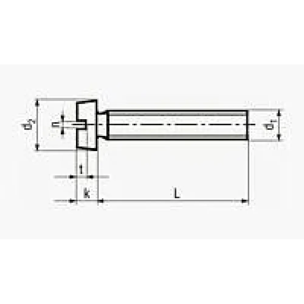 Cylinder head screws with slot M3x20 (PU=100pcs.)