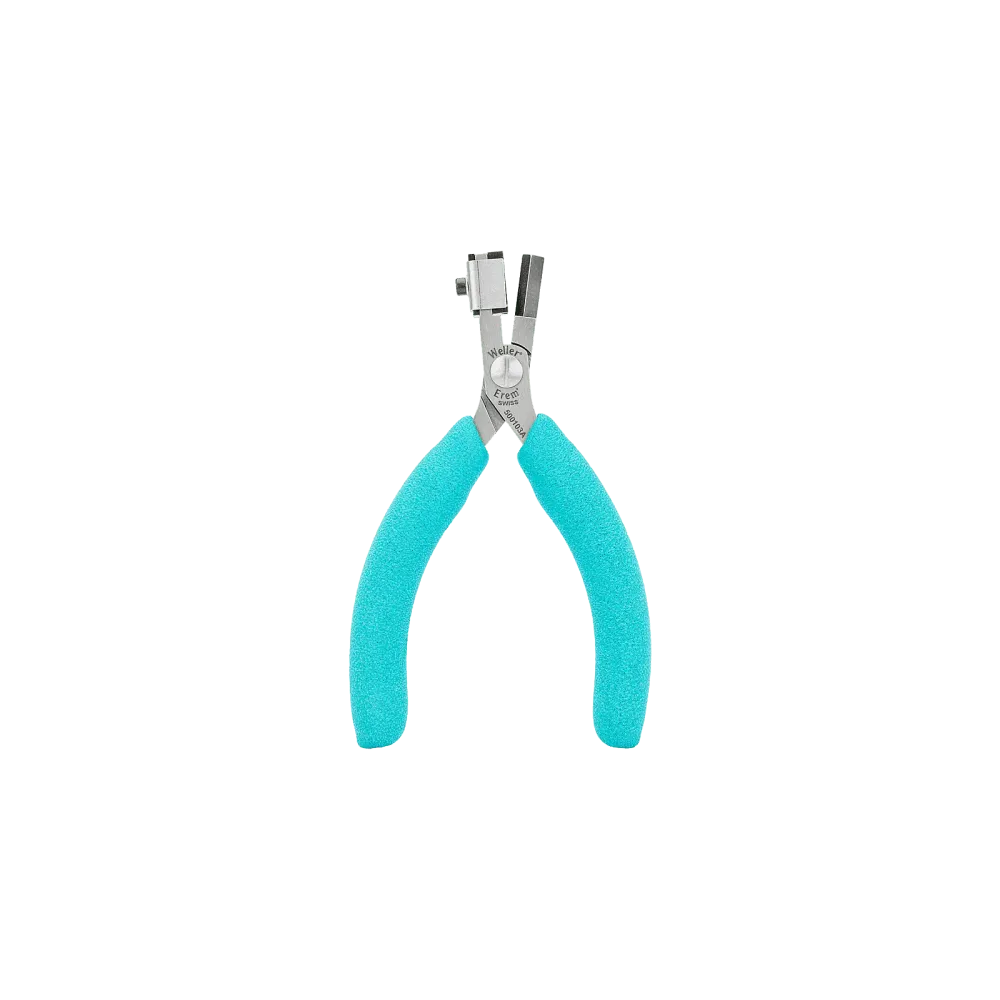 Forming pliers for bending flat components at right angles