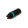 Techno Mini Circular Connector TH387, Socket, 4P, Crimp, D7-12, IP66/IP68