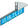 Addition for house number on street name sign
