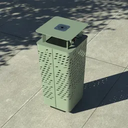 Zig&Zag Bin with Ashtray