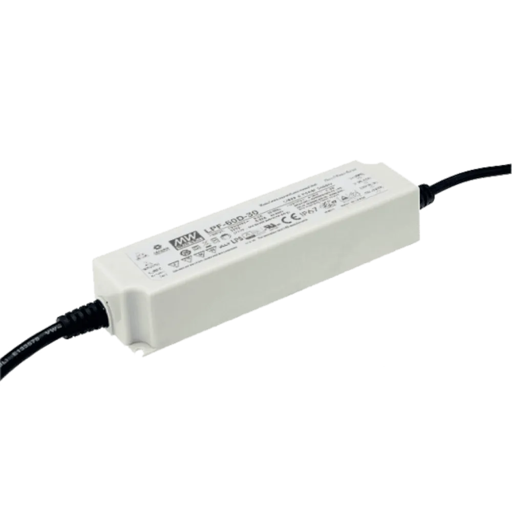 60W LED Driver CV+CC, 12V/5A, 3in1 Dimming