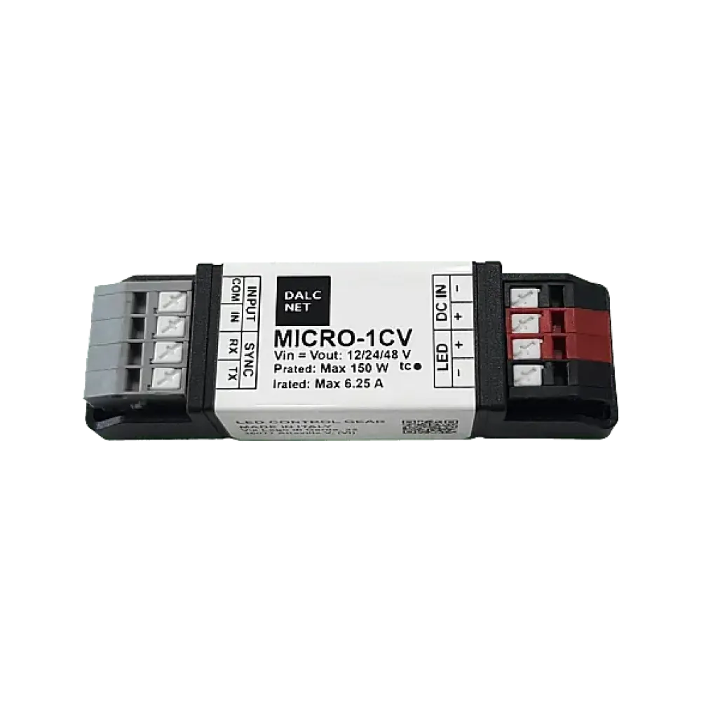 Micro LED Dimmer+Fader+Driver, 1 channel, constant voltage input 12-48VDC, 150W