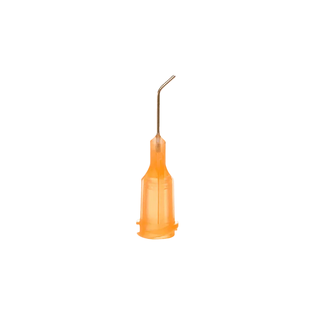 Dispensing needles, 12.7 mm, curved 45°, 23 gauge (50 pcs)