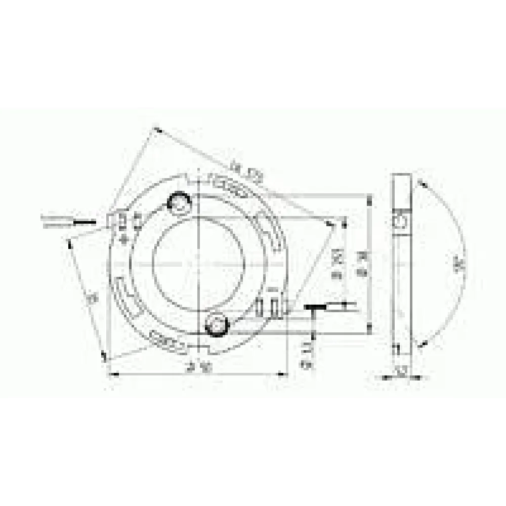 Zhaga bracket for Samsung COB LES22