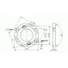 Zhaga bracket for Samsung COB LES22