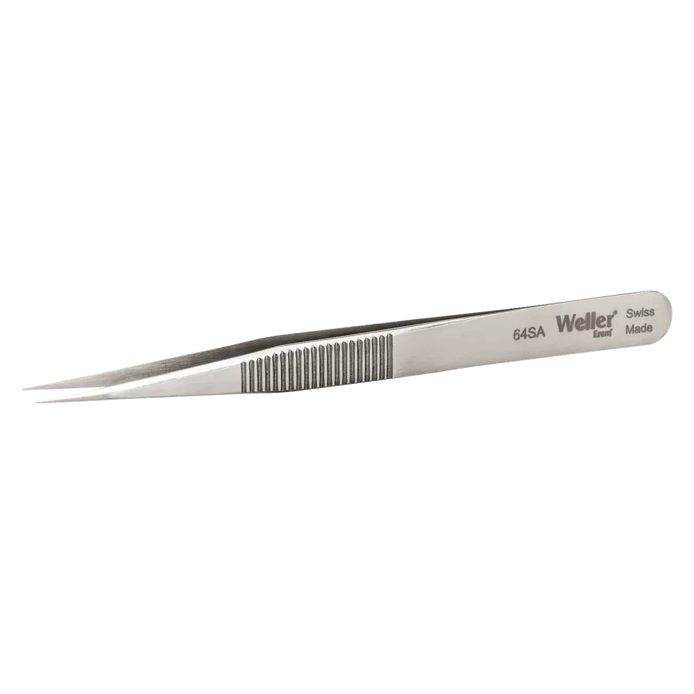 Precision tweezers with fine tips