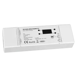 4-channel DALI DT6 LED dimmer with master function, RGBW, constant voltage 12-36VDC, max. 720W