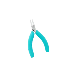 Flat nose pliers with fine jaws and precisely machined edges