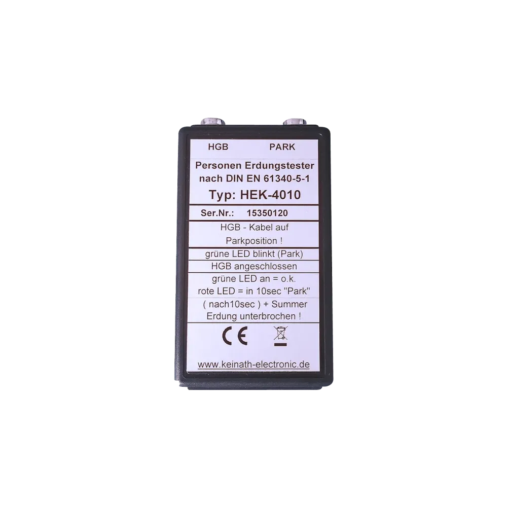 HEK 4010 Personal earthing monitoring