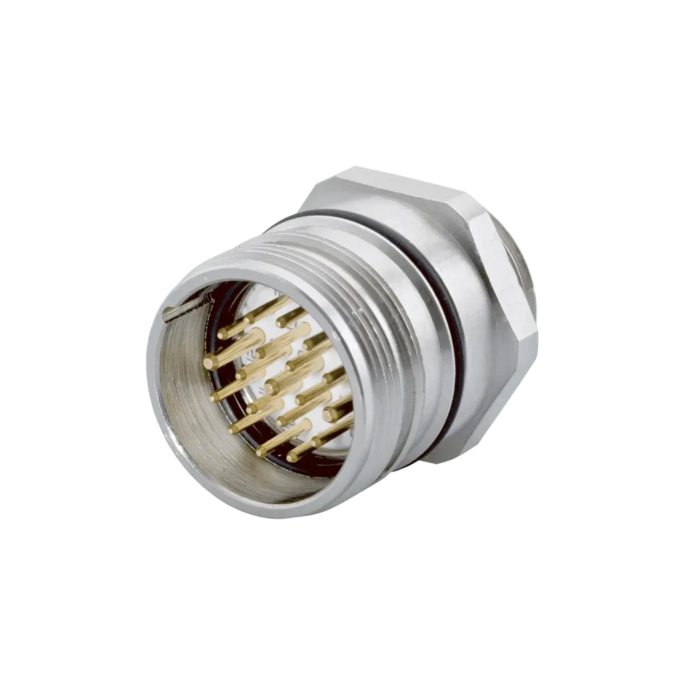 Housing M23 appliance coupler Signal single-hole mounting