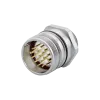 Housing M23 appliance coupler Signal single-hole mounting