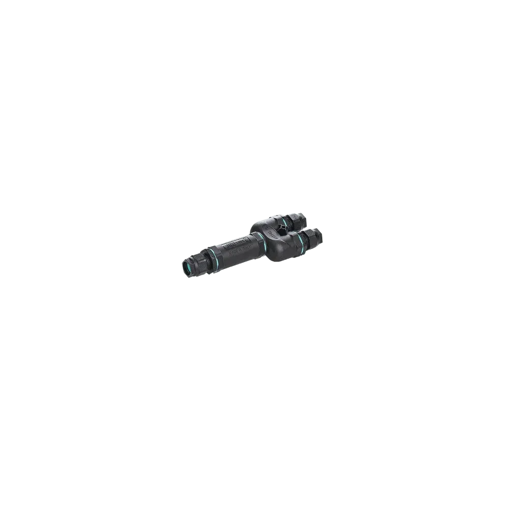 Techno 3-way Y power distributor TH399, 5P, D7.0-13.5, IP68