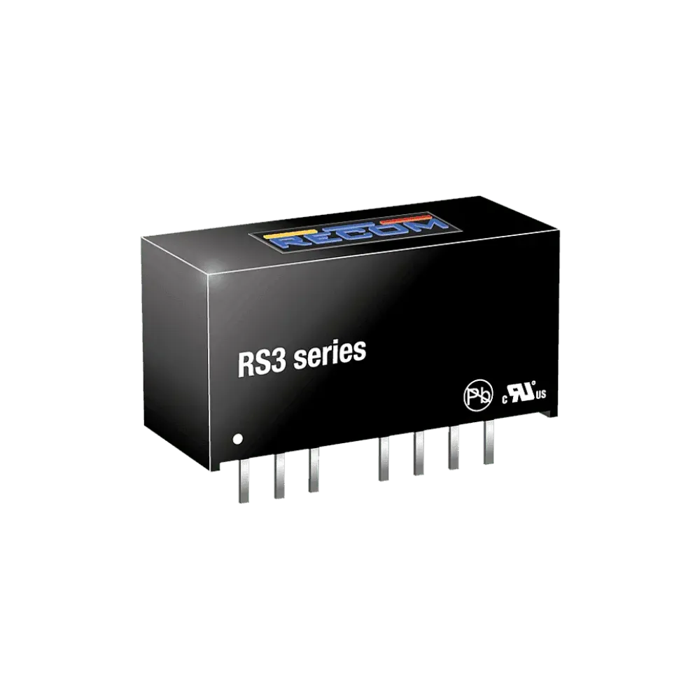 3W DC/DC converter, input 9...18V, output +-15V/+-100mA, SIP8