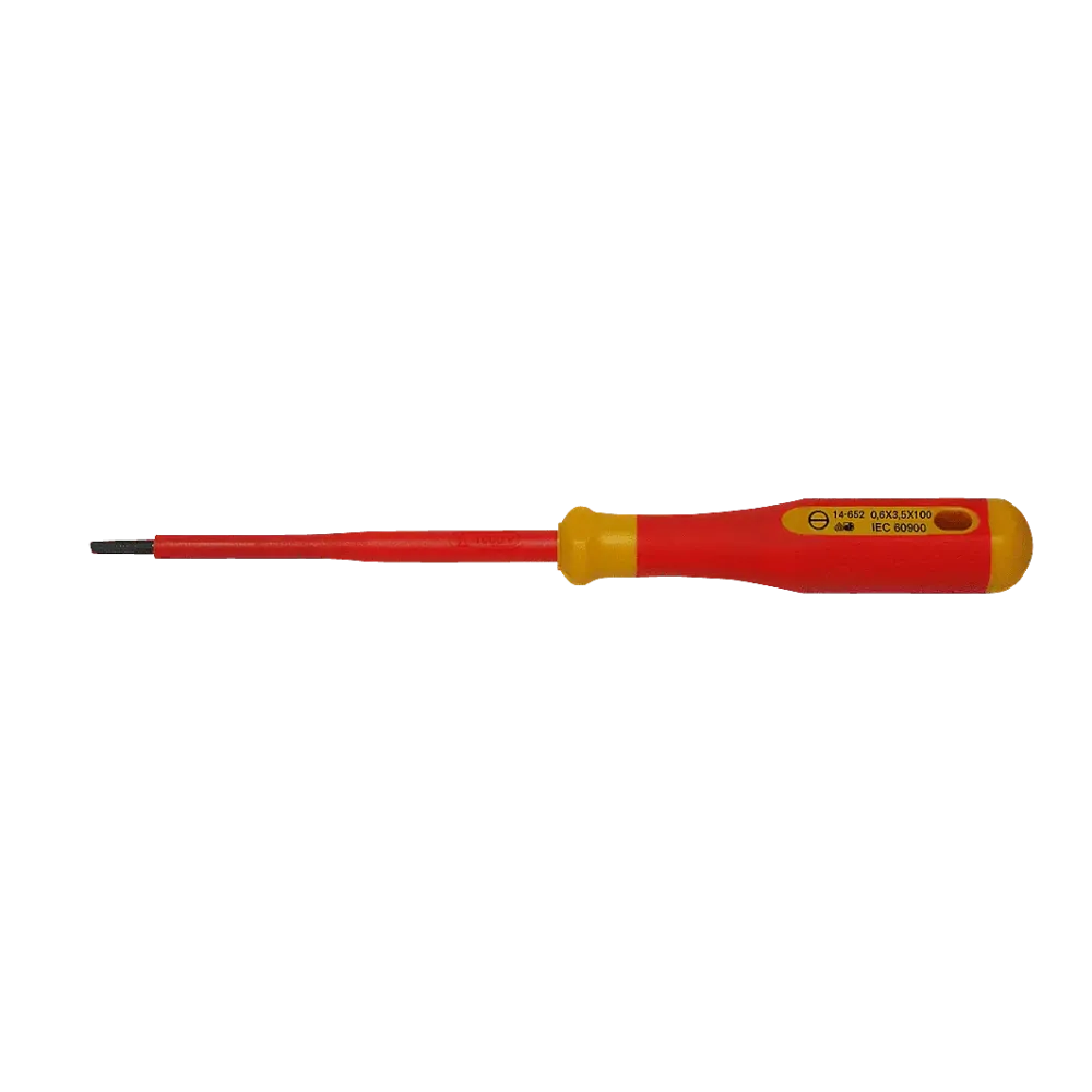 Cacciavite VDE lama piatta 3,5 x 100 mm