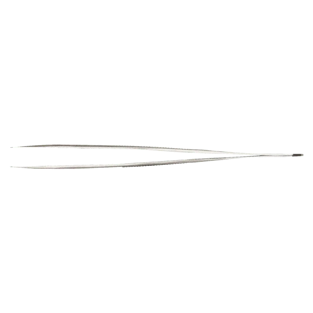 Tweezers with large, flat, round tips