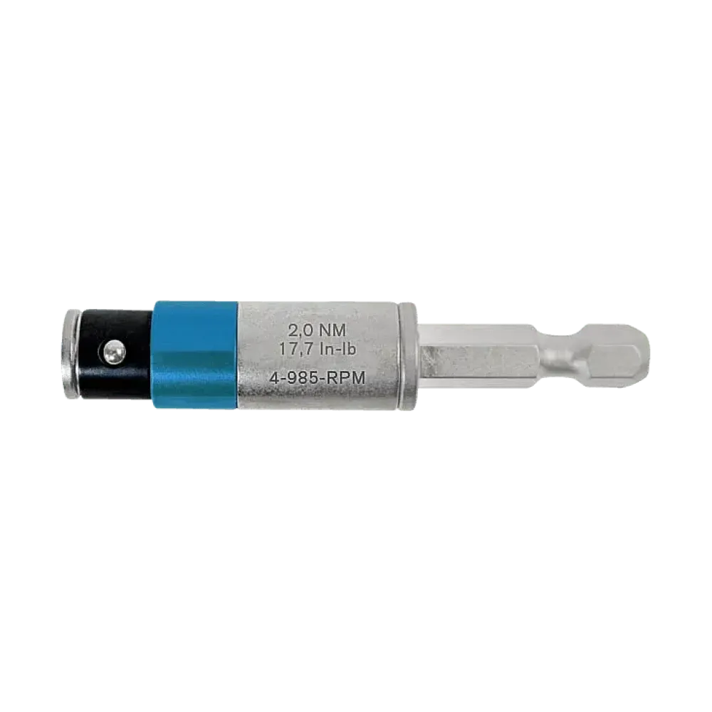 E-torque adapter 2.0Nm for 1/4 inch internal+/external mount (250 rpm)