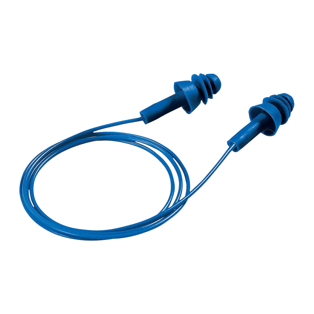 uvex whisper+ detec earplugs, cord SNR 27 dB 50 pairs (in earplug box)
