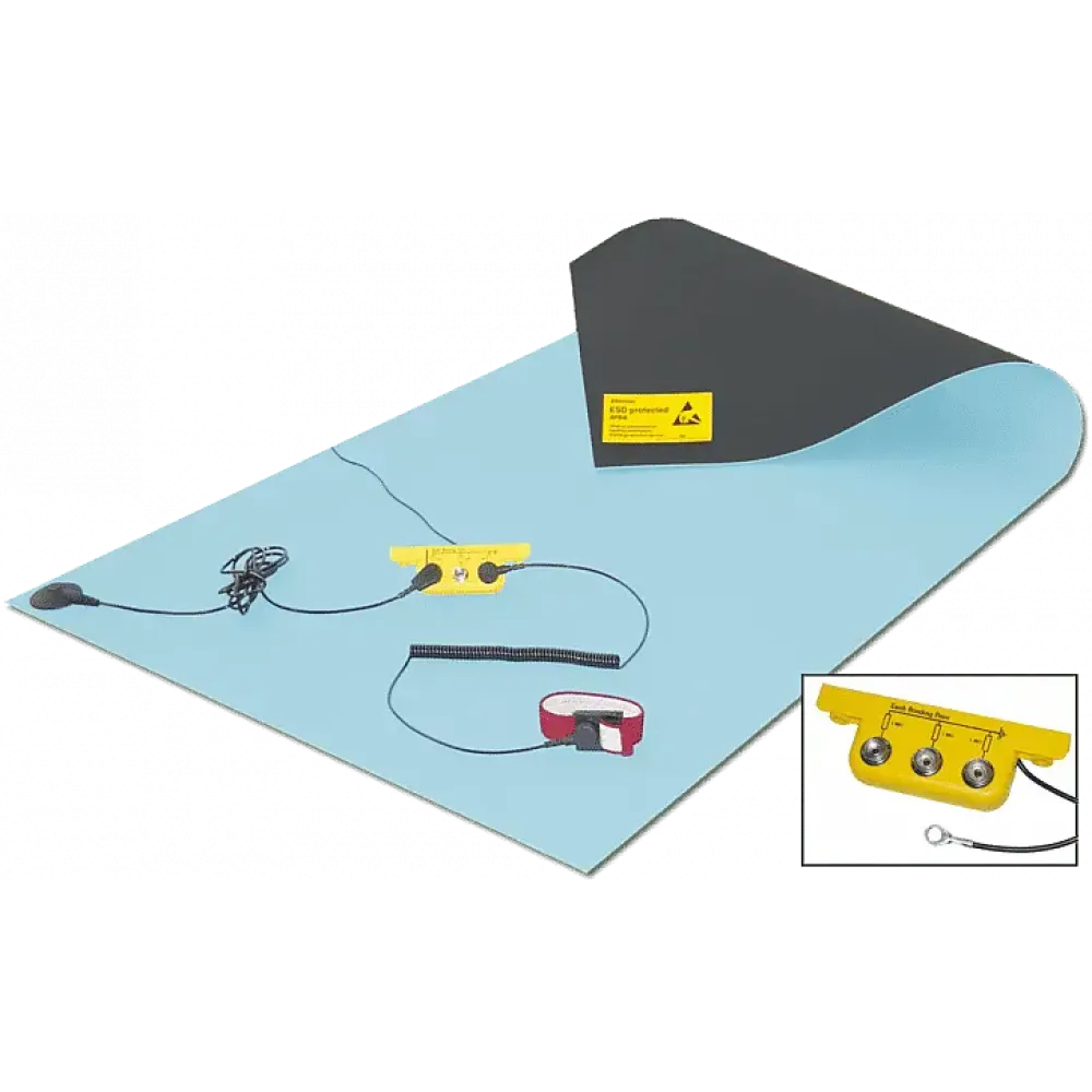 Workstation set gray 120x60cm