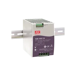 480W DIN rail power supply 48V/10A, 3-phase