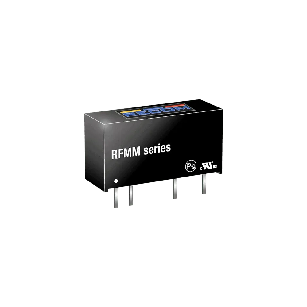 1W DC/DC converter, input 5V +/-10%, output 5V/200mA, SIP7