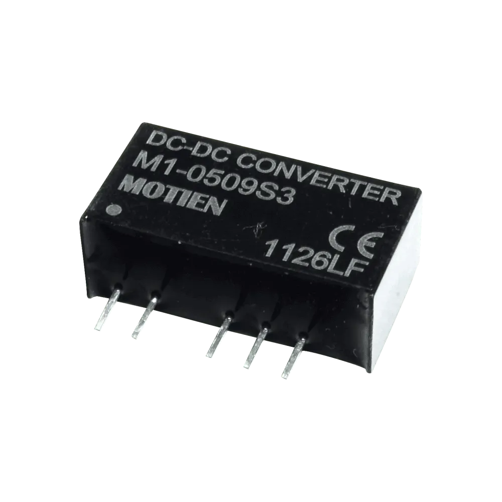 3W DC/DC converter, input 5V, output 12V/0.25A