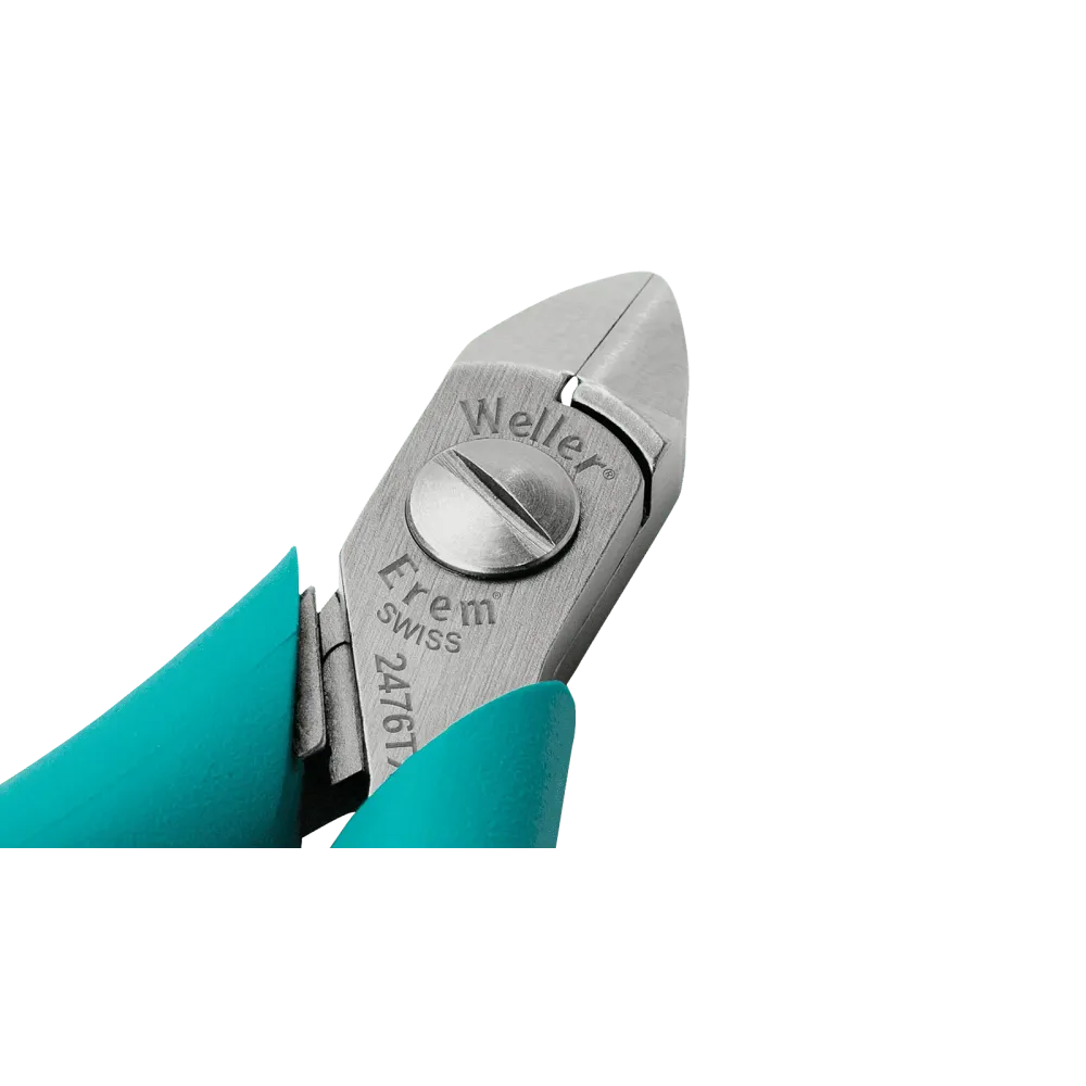 Diagonal cutters, beveled head
