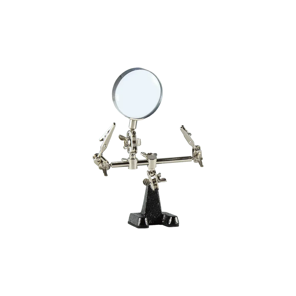 Weller PCB holder with magnifying glass