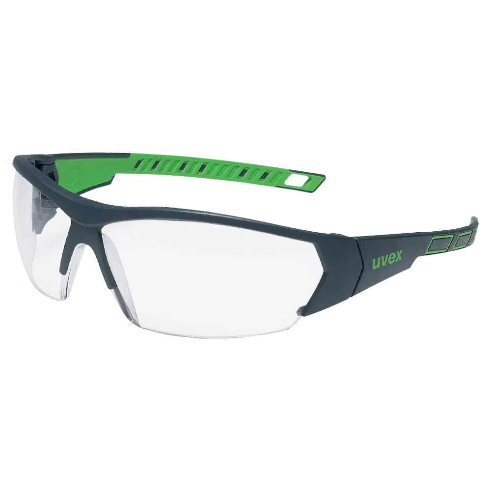 uvex i-works spectacles anti-fog inside, scratch-resistant outside, chemical-resistant