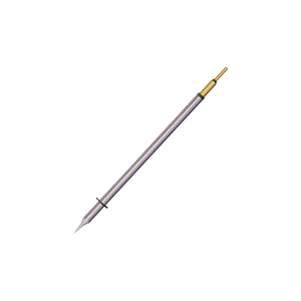 Metcal MicroFine 600 series soldering tip cartridge, conical, 0.1 mm x 5 mm