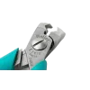 Pointed cutter, angled, wide and robust head