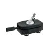 SPANNFIX ball joint base with magnets, with 20 mm threaded pin
