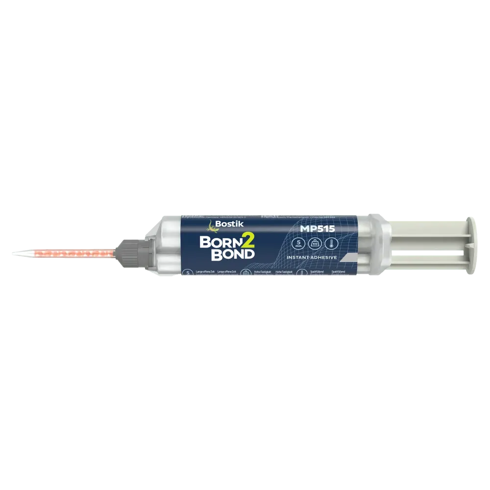 BORN2BOND MP515 instant adhesive 10 g syringe (4:1) + 5 mixing nozzles, transparent