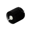 Modular LED star heat sink, ø152mm, H 100mm, Black anodized