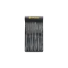 Needle file set 6-piece, in plastic case