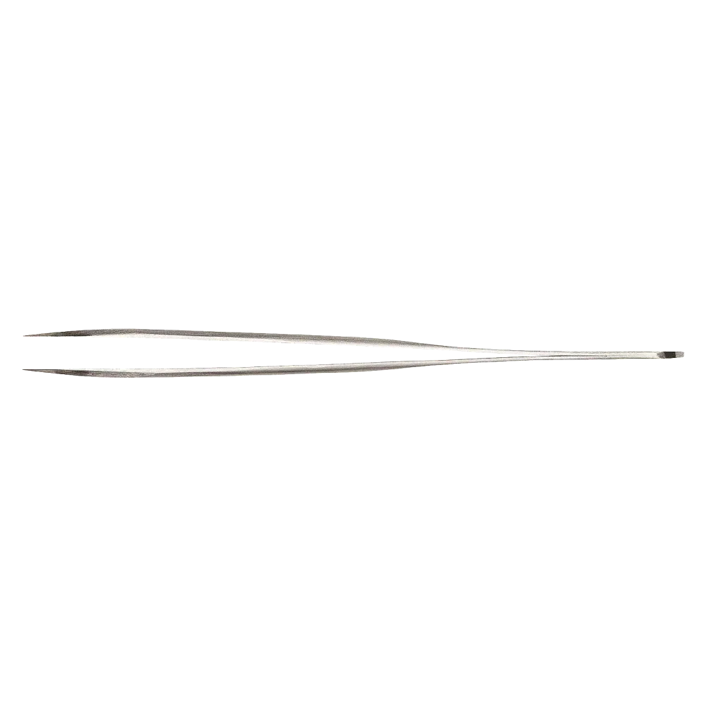Precision tweezers angled 40°, with fine tips, for precision work