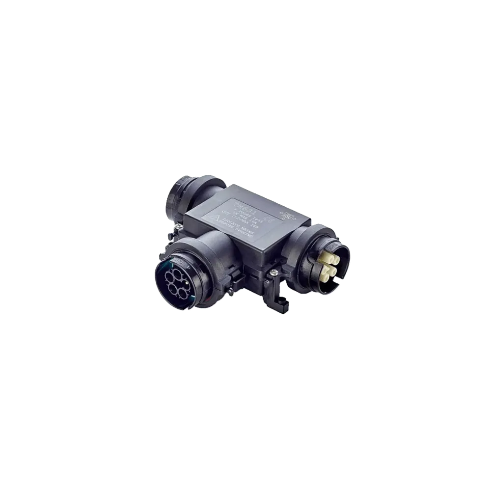 Techno T-distributor plug & socket THR631, 5P, screw connection, D6-13.5 IP65