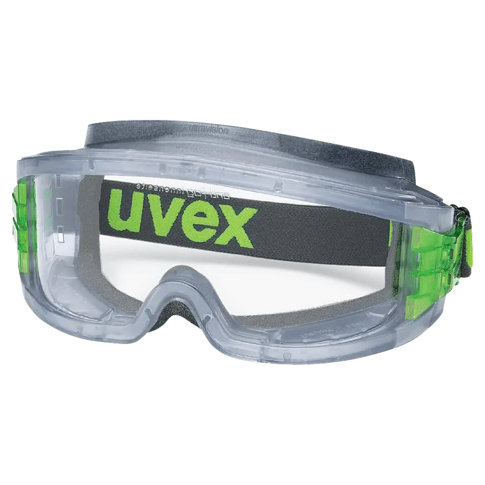uvex ultravision full-vision goggles with anti-fog coating