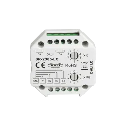 DALI control module with 4x push-button input