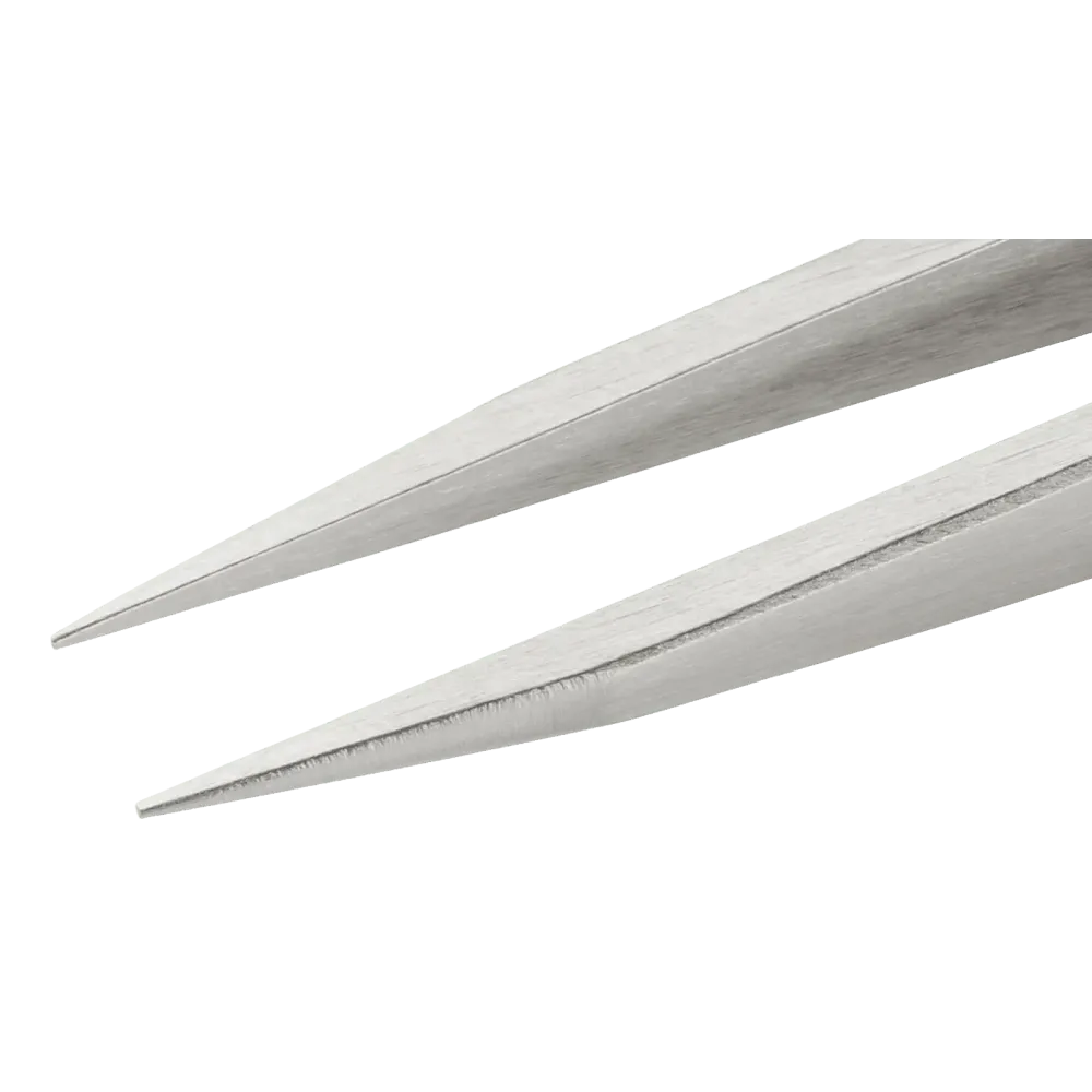 Precision tweezers with fine tips, very robust