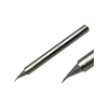 Metcal soldering cartridge, conical, curved, 0.5mm, SFP