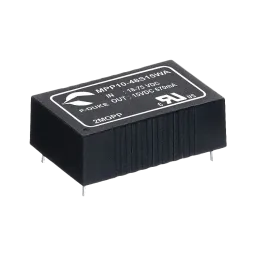 10W medical DC/DC converter, input 36...75V, output +/-5V / +/-1A