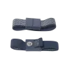ESD contact wrist strap suitable for 3-4 mm push button, blue
