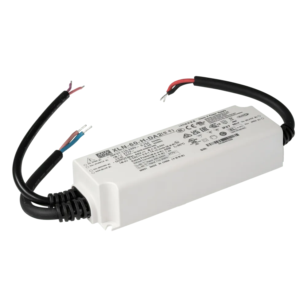 60W LED control gear 900...1700mA/9V...54V, DALI2, AC Push, NFC
