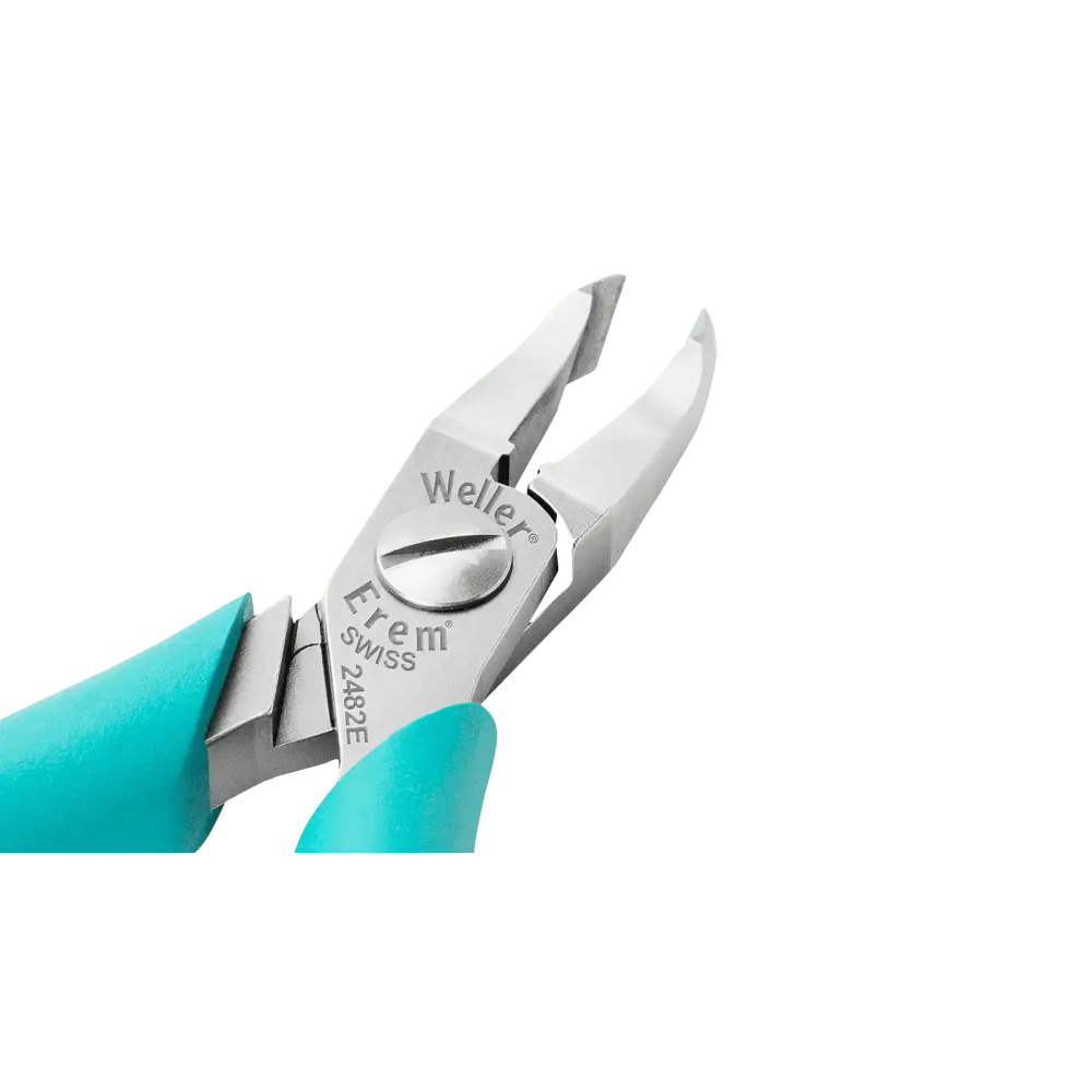 Pointed cutter, angled, narrow head.