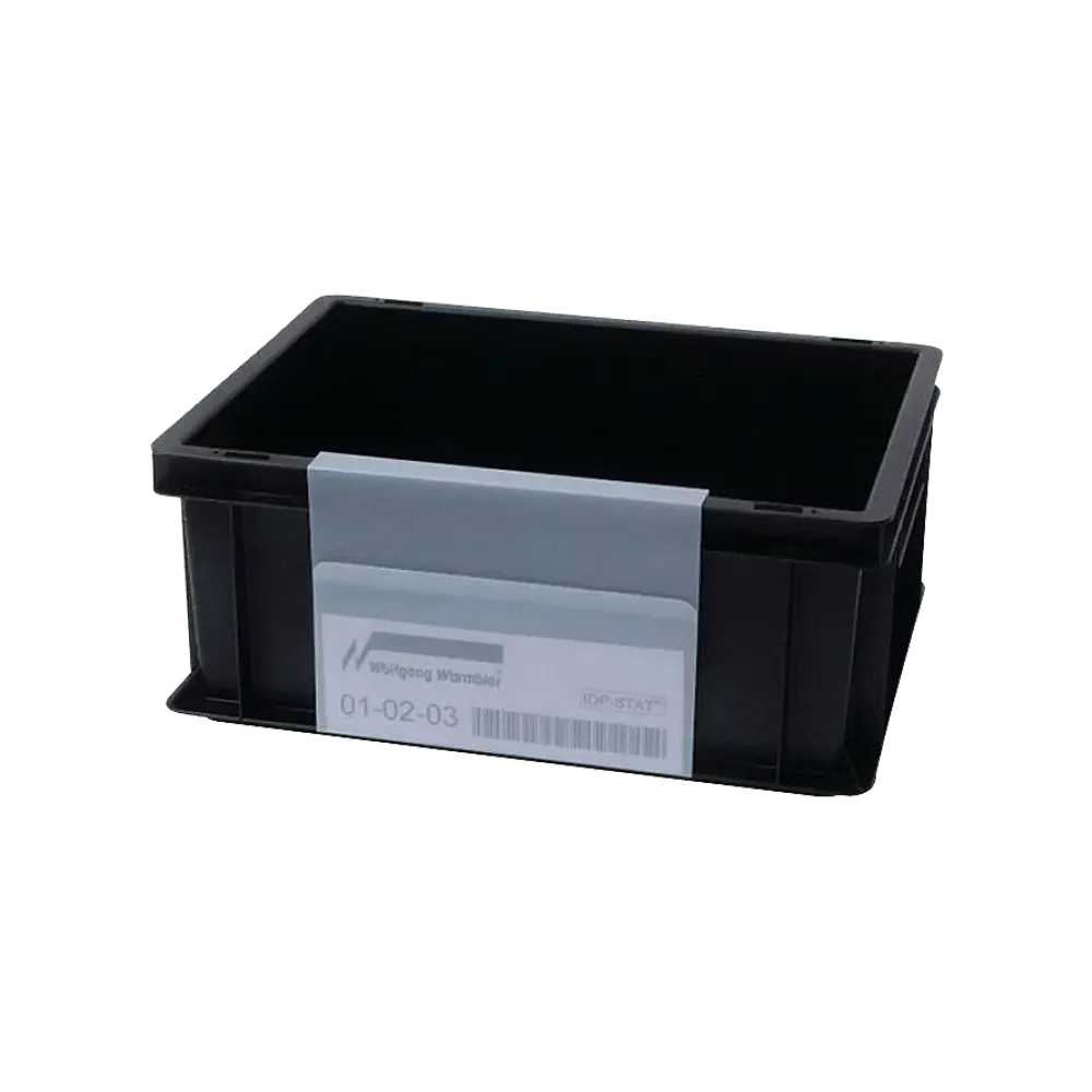 Label holder IDP-STAT for Euro containers, 158 x 210 x 0.7 mm, 5 pieces