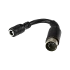DC adapter from 2.1×5.5x11mm to 5PIN DIN